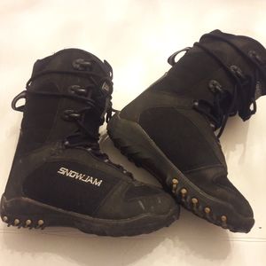 Snowjam Black Boarding Boots